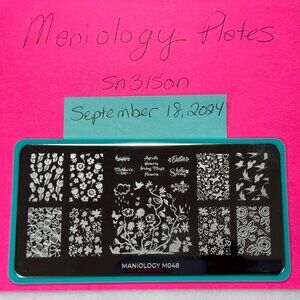 Maniology Plate: Spring Occasions: Bunny Hop